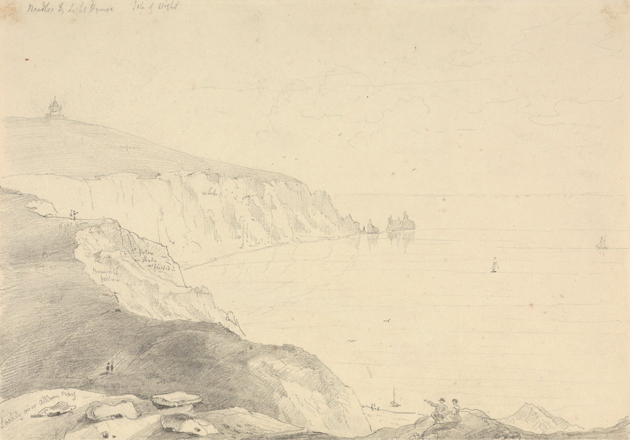As Agulhas e o Farol, Ilha de Wight de Capt. Thomas Hastings