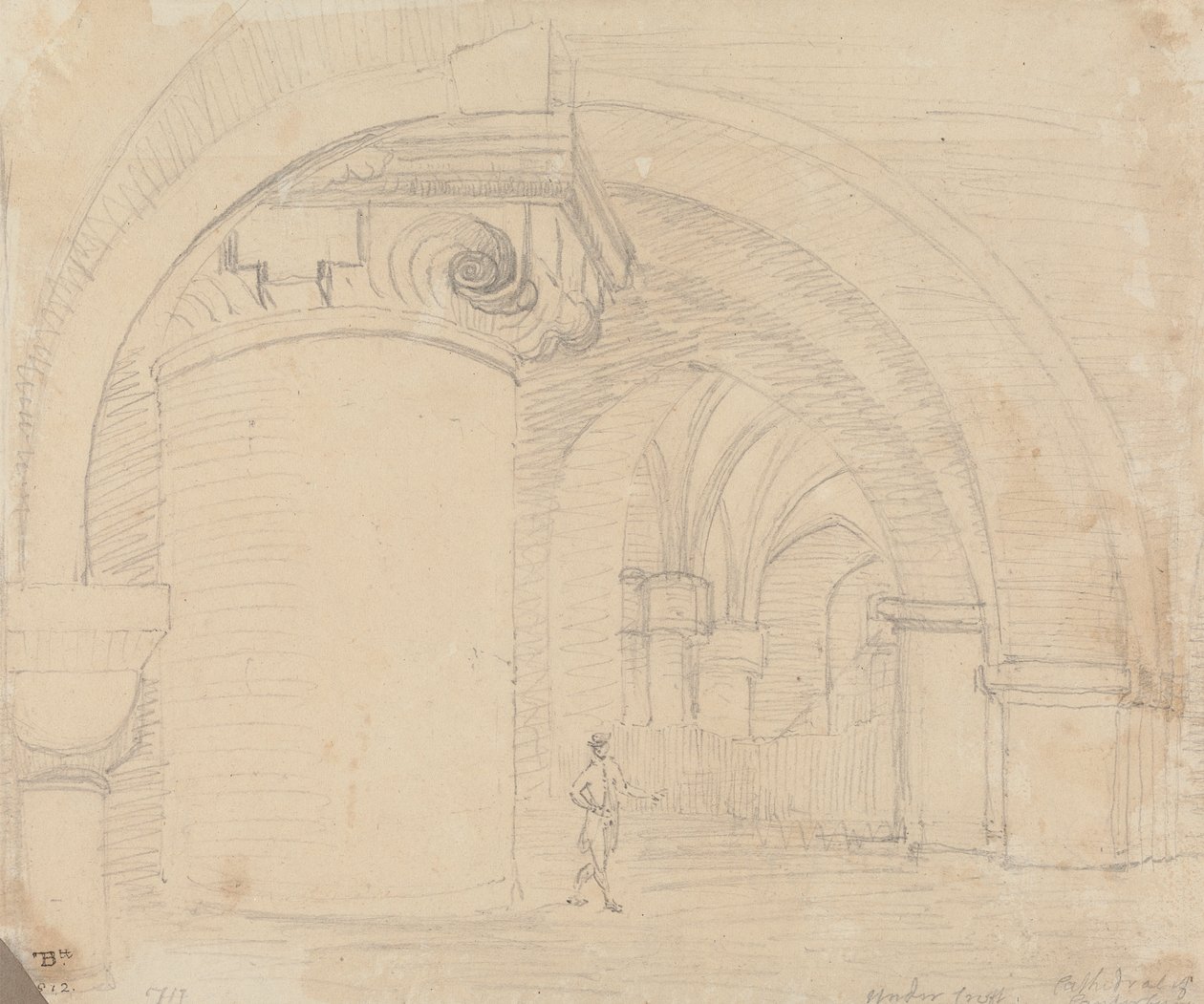 Undercroft, Catedral de Canterbury de Capt. Thomas Hastings