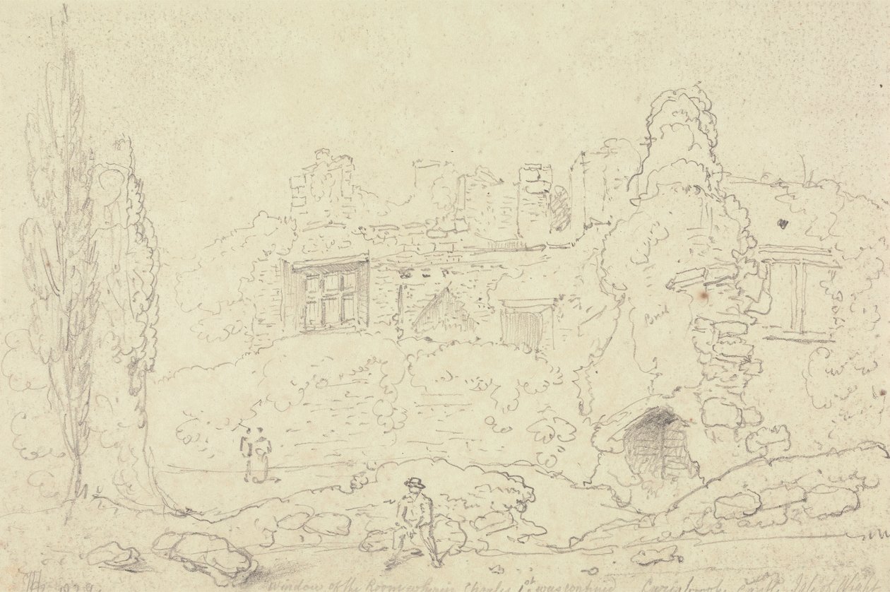 Janela da Sala Onde Charles I Was Confined, Castelo de Carisbrooke de Capt. Thomas Hastings