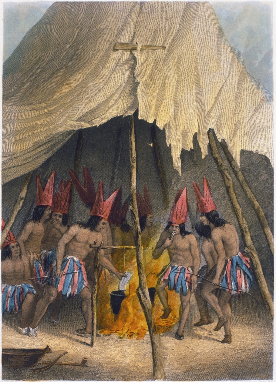 Dance to the Giant, 1853 de Captain Seth Eastman