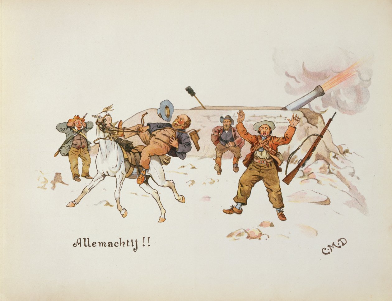 Allemachtij, de The Leaguer of Ladysmith, 1900 de Captain Clive Dixon