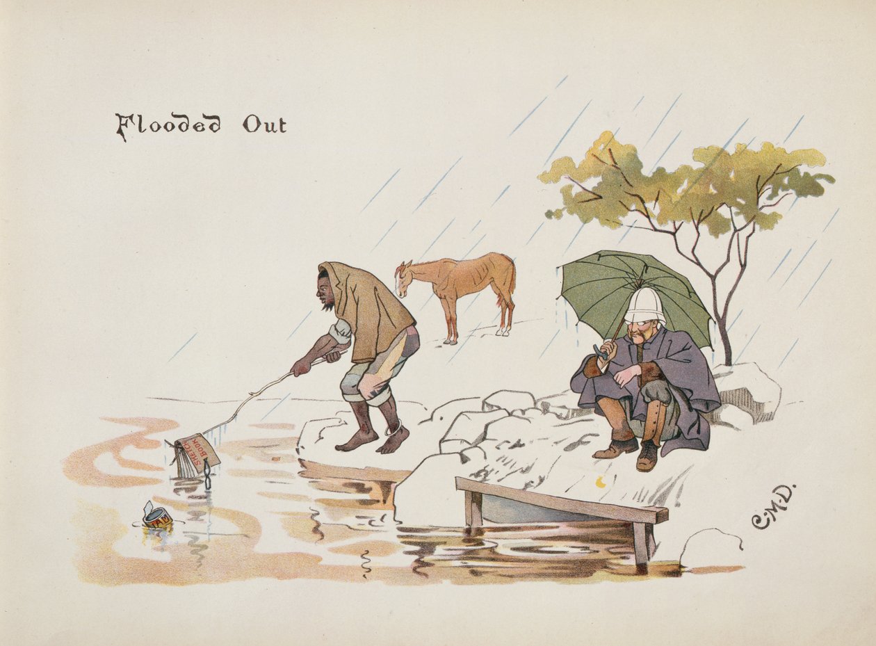 Inundado, de The Leaguer of Ladysmith, 1900 de Captain Clive Dixon