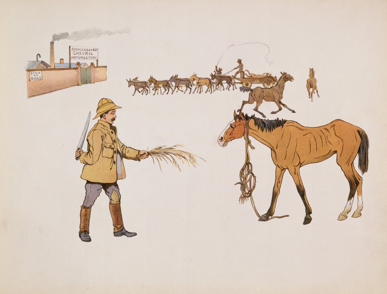 Para a Fábrica Chevril, de The Leaguer of Ladysmith, 1900 de Captain Clive Dixon