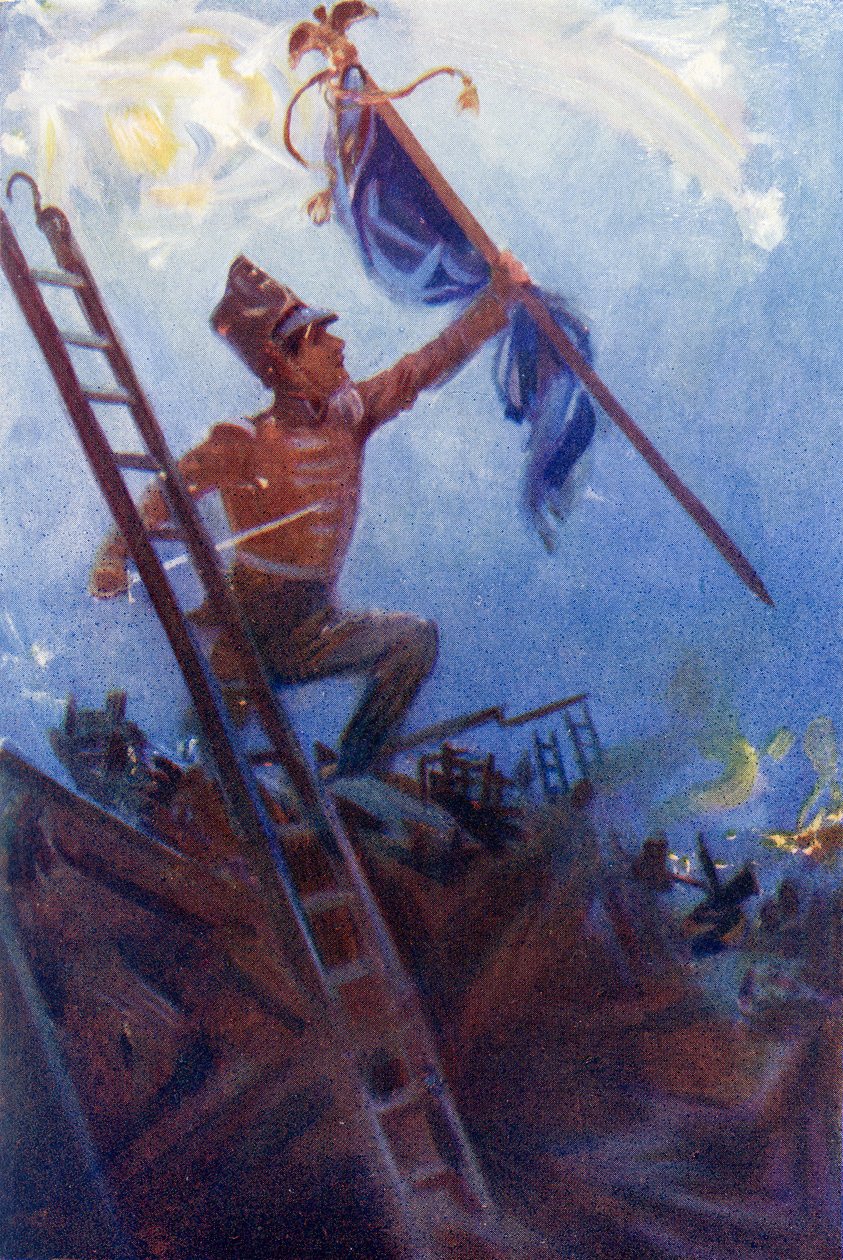 Grant Captures the Eagle, de &39;Grant the Grenadier&39; de Walter Wood, publicado pela Routledge, c.1912 de Captain Edward Henry Handley Read