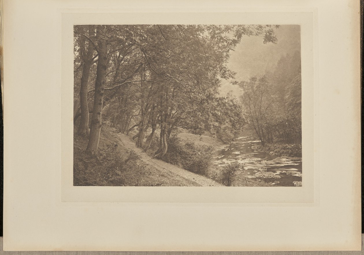 O caminho sobre o primeiro Brae, Dove Dale de Captain George Bankart