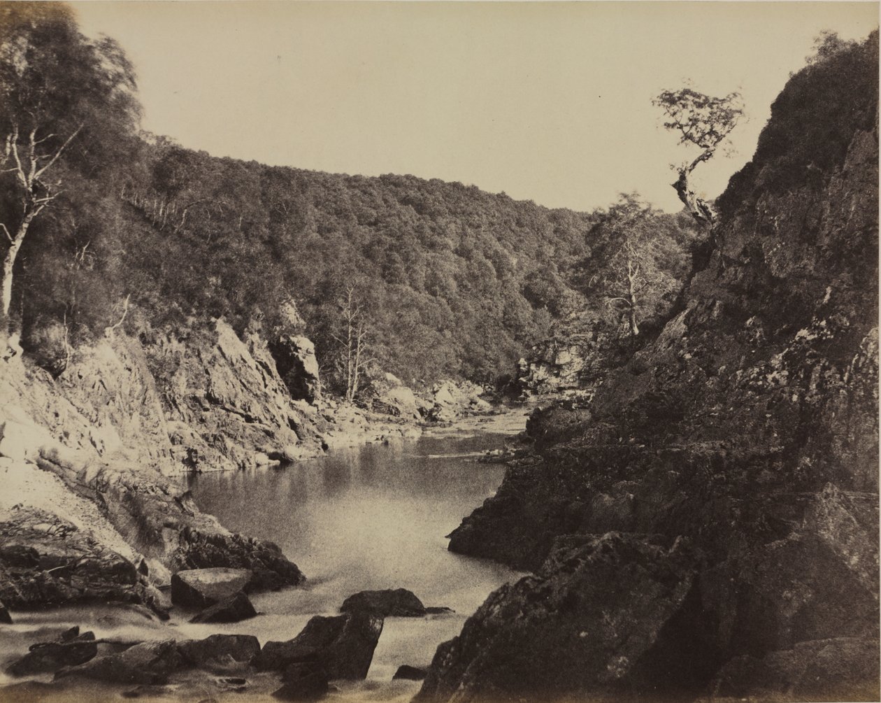 Paisagem fluvial, Escócia de Captain Horatio Ross