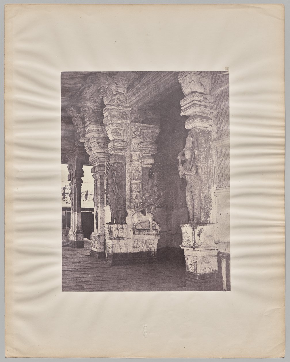 Pudhu Mandapa de Tirumal Nayak (r. 1623-59), Templo Minakshi Sundareshvara, Madurai de Captain Linnaeus Tripe
