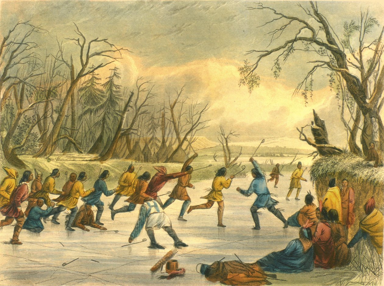 Jogo da Bola no Gelo de Captain Seth (after) Eastman