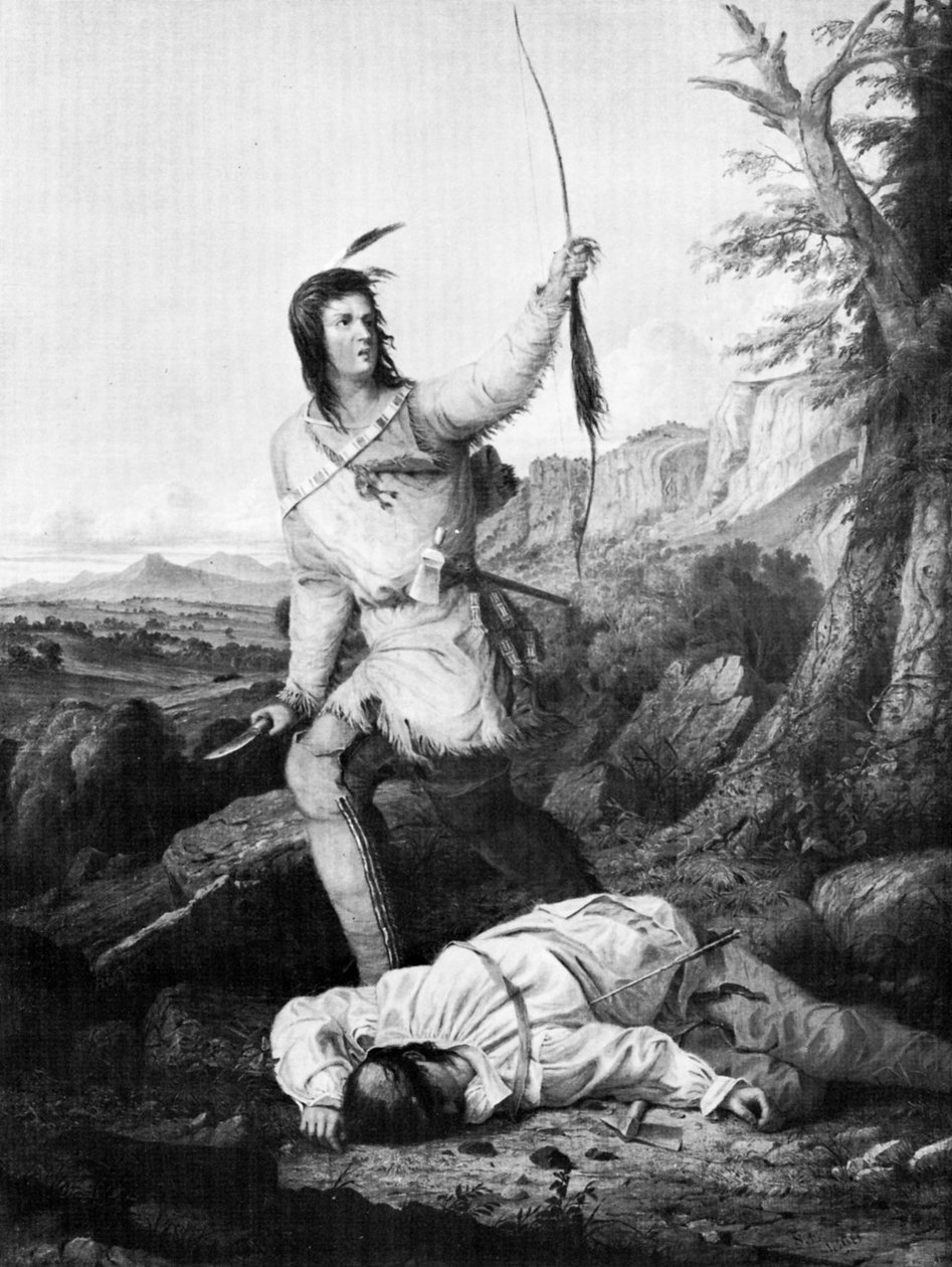 Grito da morte, 1868. de Captain Seth Eastman