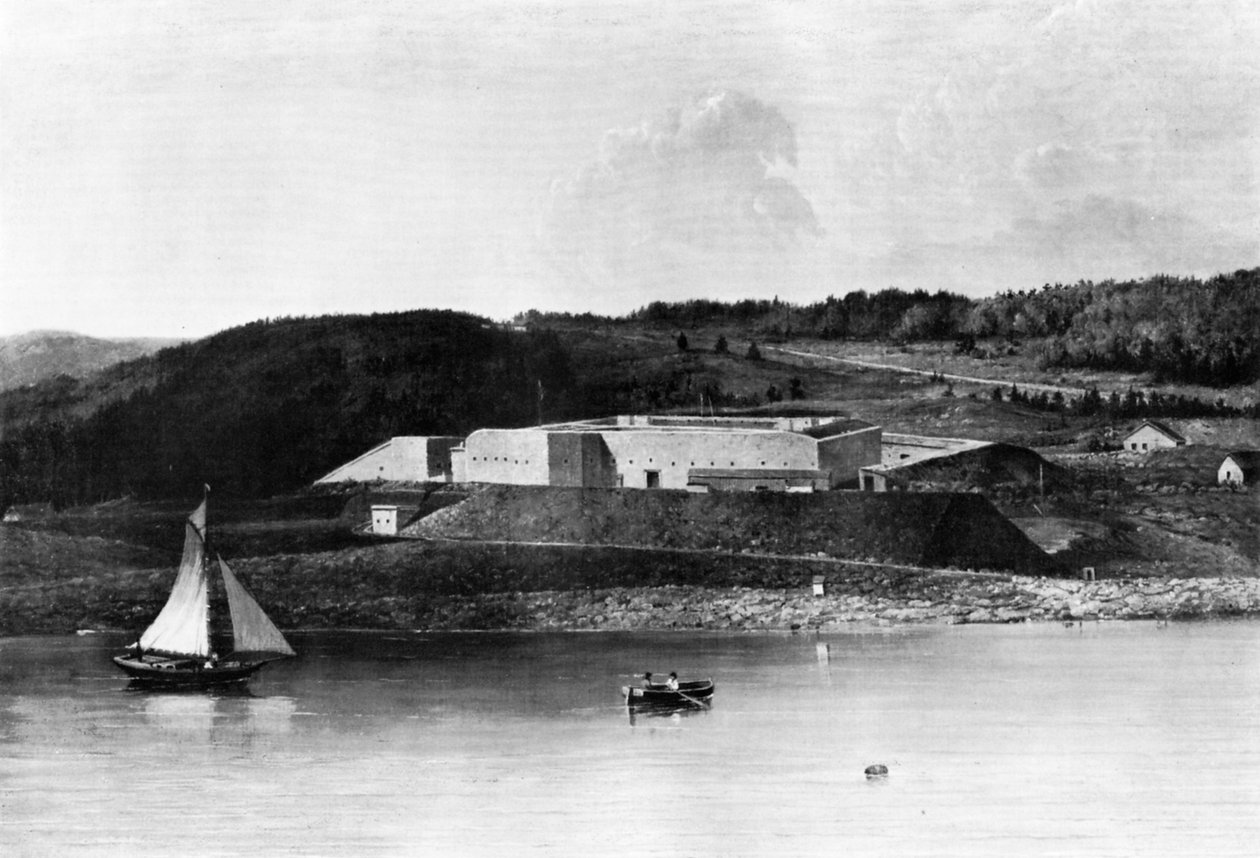 Fort Knox, Maine, 1870-1875. de Captain Seth Eastman