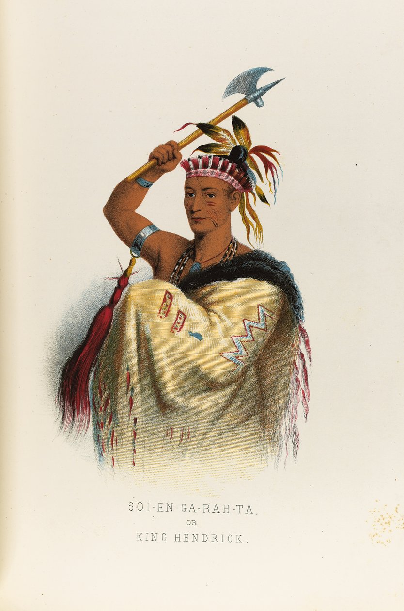 Soi-En-Ga-Rah-Ta ou o rei Hendrick, de Captain Seth Eastman