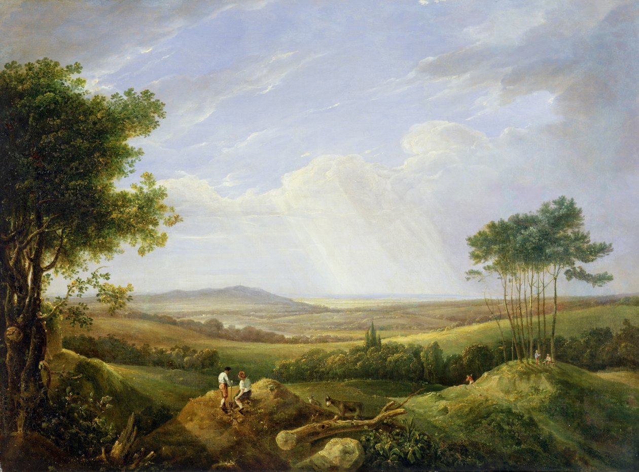 Paisagem com figuras de Captain Thomas Hastings