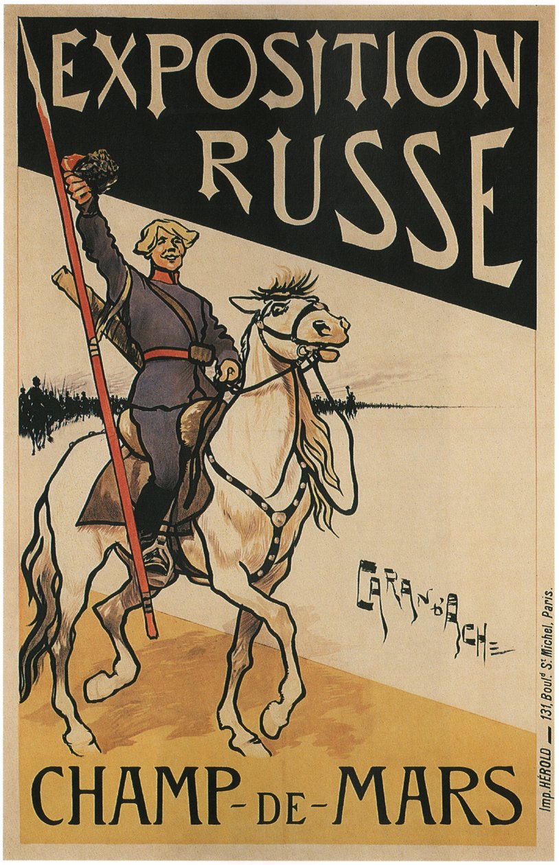 Champ-De-Mars Exposição Russa, 1895 de Caran d’Ache