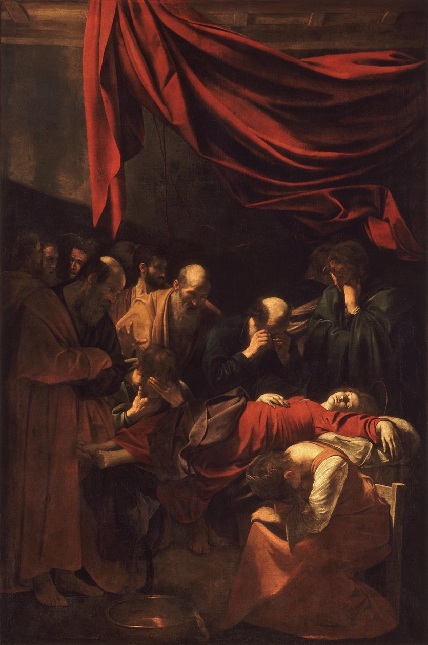 Morte da Virgem de Michelangelo Merisi Caravaggio