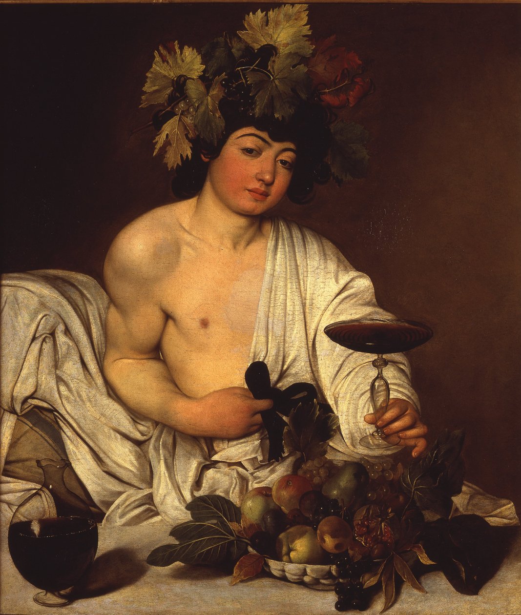Italiano: Bacco adolescente O Baco adolescente de Caravaggio