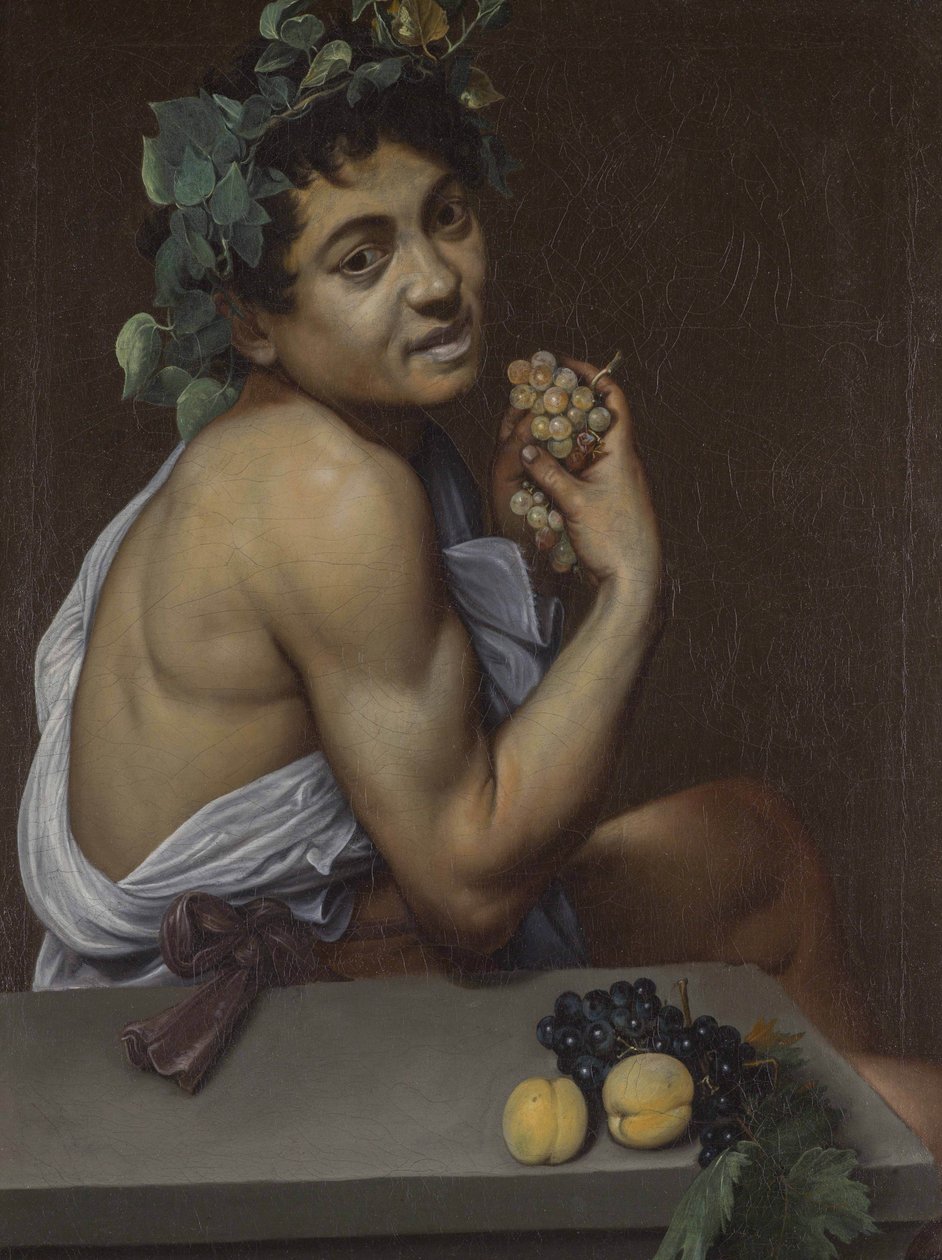 Autorretrato de Baco de Caravaggio
