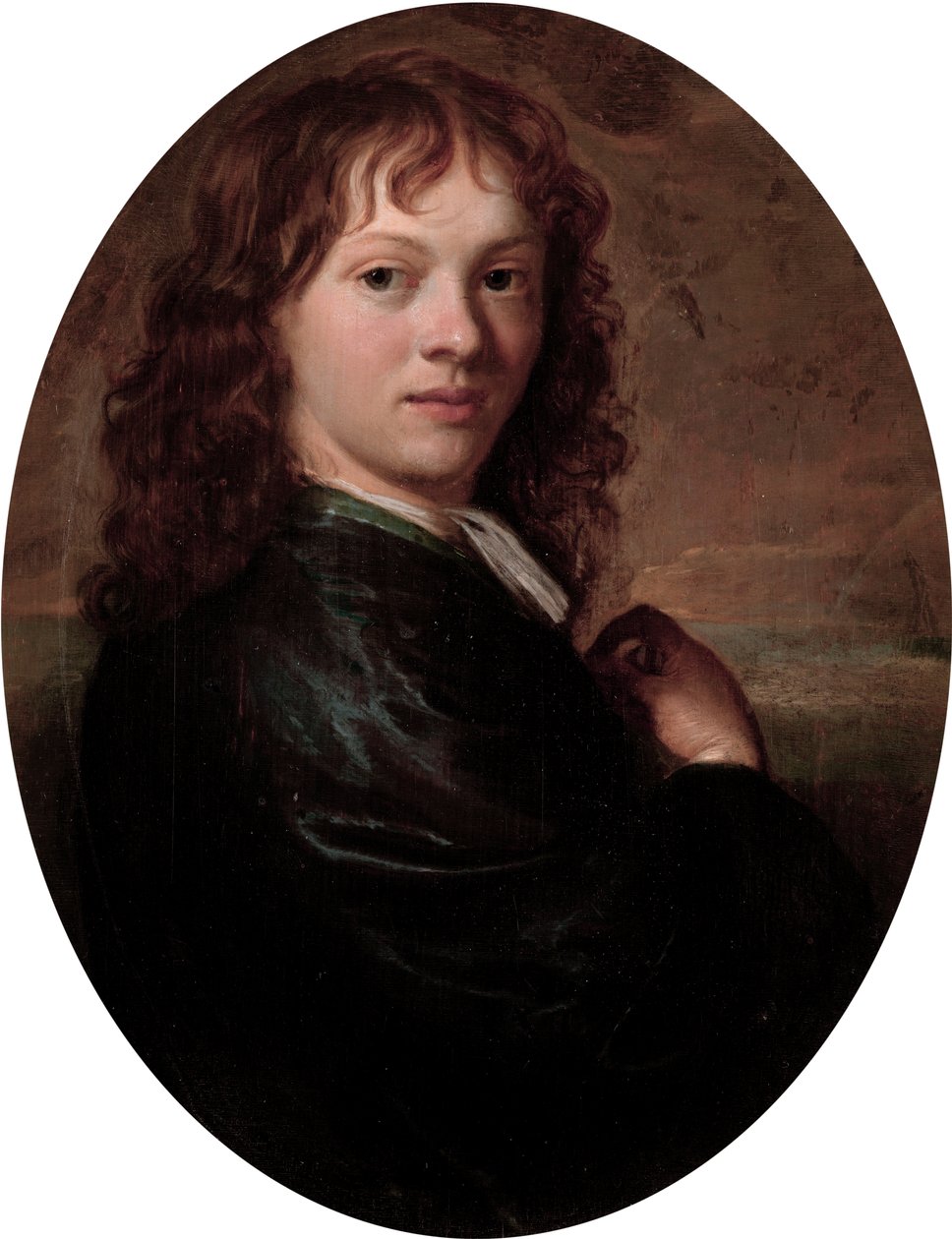 Retrato de um jovem de Carel De Moor