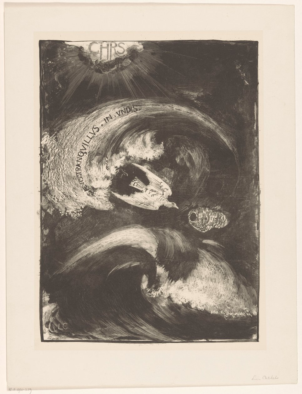 Duif em tempestade de Carel Adolph Lion Cachet