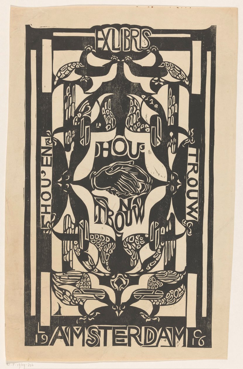 Ex libris da associação Hou