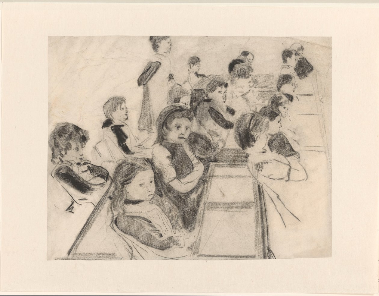 classe de escola de Carel Adolph Lion Cachet