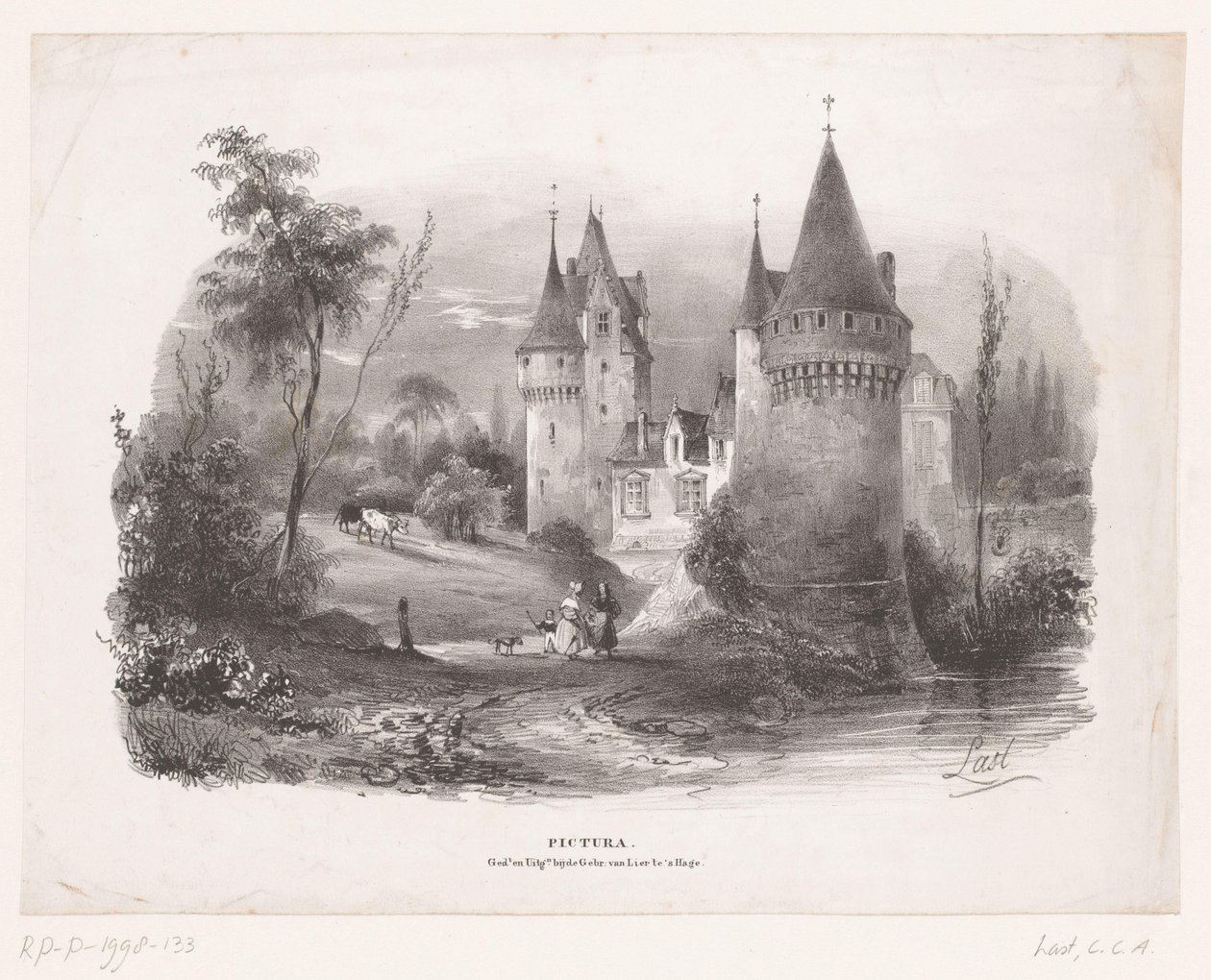 Kasteel Pictura (título da série no objeto) de Carel Christiaan Antony Last