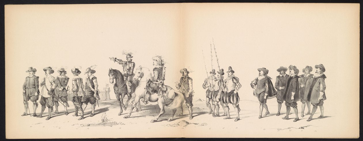 Mascarada dos estudantes de Leiden, 1850 (placa 2)
Intogt de Frederik Hendrik em 