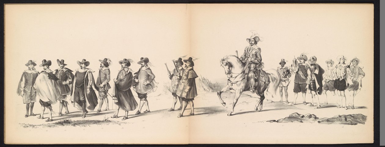 Mascarada dos estudantes de Leiden, 1850 (placa 6)
Intogt de Frederik Hendrik em 