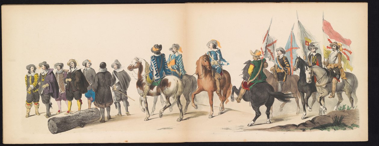 Mascarada dos estudantes de Leiden, 1850 (placa 9)
Intogt de Frederik Hendrik em 