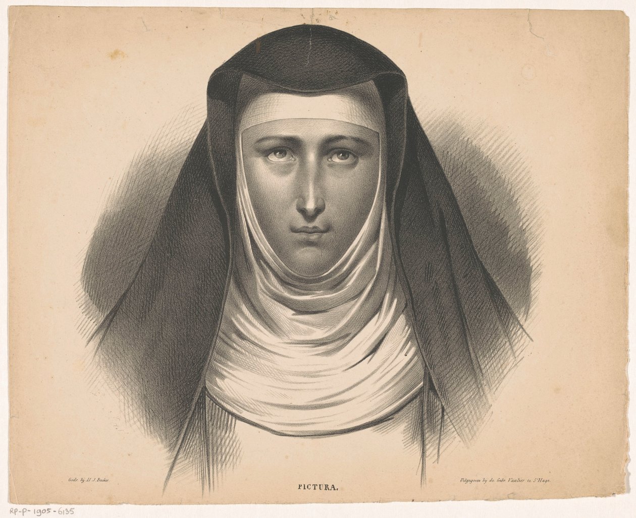 Retrato de uma freira
Pictura (título da série sobre o objecto) de Carel Christiaan Antony Last