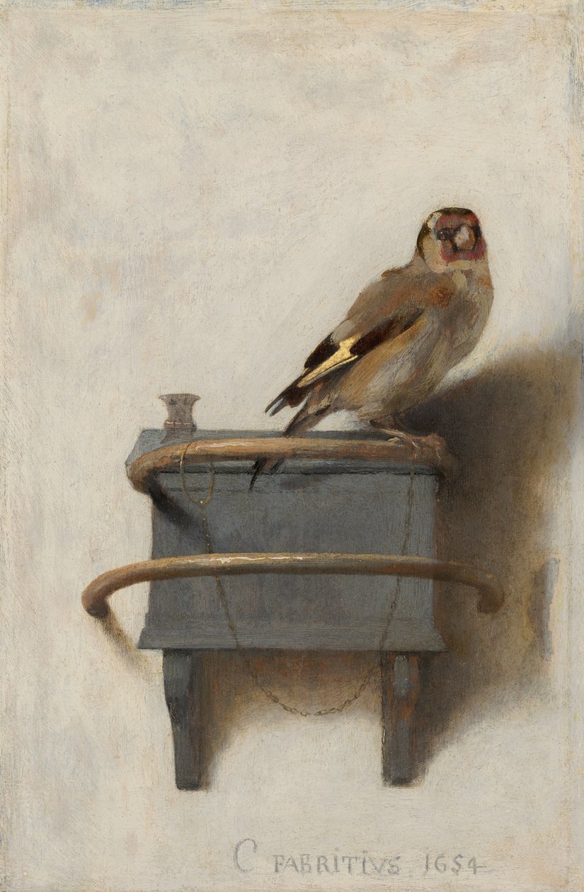 Árabe:  O pintassilgo de Carel Fabritius