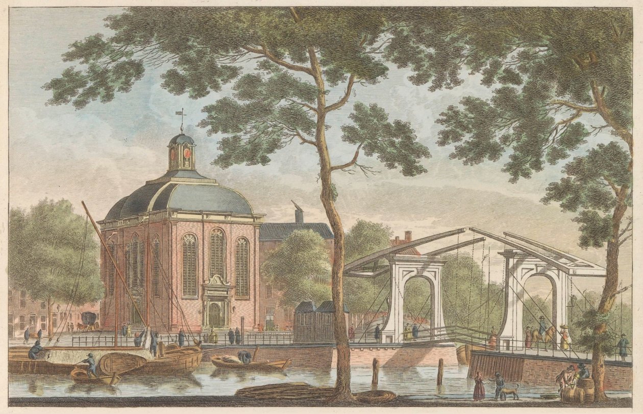 Igreja Luterana em Roterdão, ca. 1790
De Luthersche kerk te Rotterdam / L