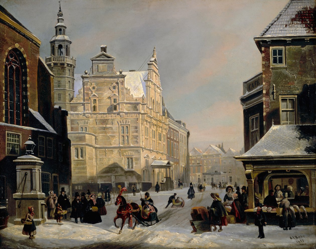 Câmara Municipal, Haia, 1853 de Carel Jacobus Behr