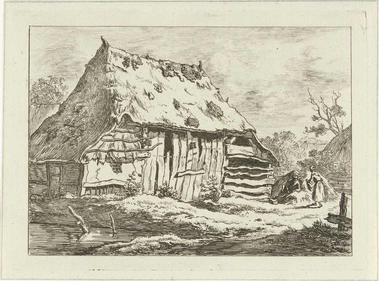 Casal num celeiro
Paisagens (1-6) (título da série) de Carel Lodewijk Hansen