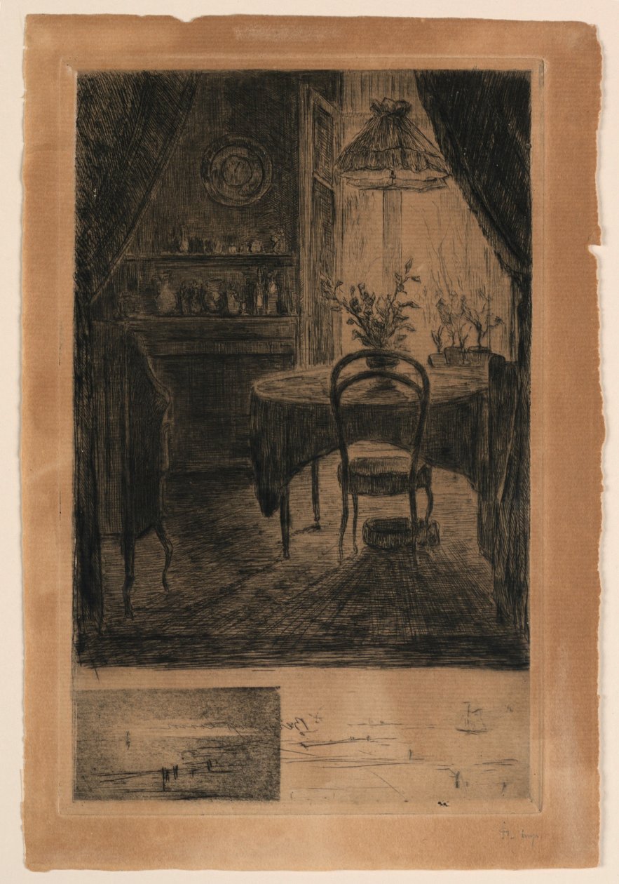 Quarto na casa do artista de Carel Nicolaas Storm van 