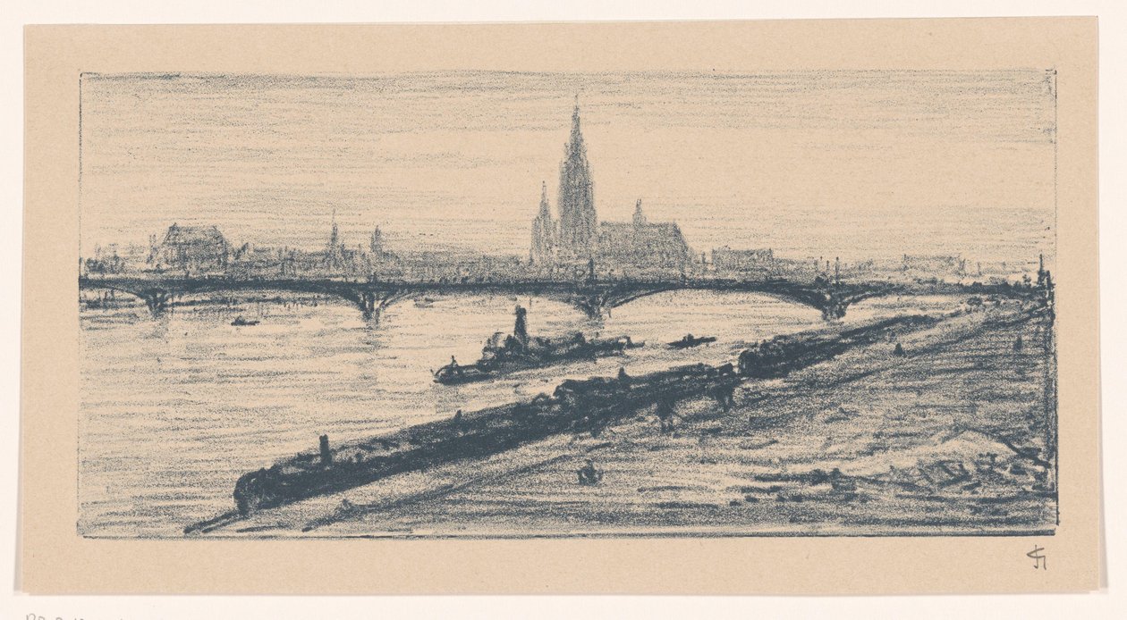 Vista de Frankfurt am Main de Carel Nicolaas Storm van 
