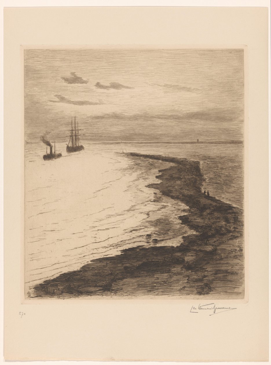 Entrada do porto de Carel Nicolaas Storm van 