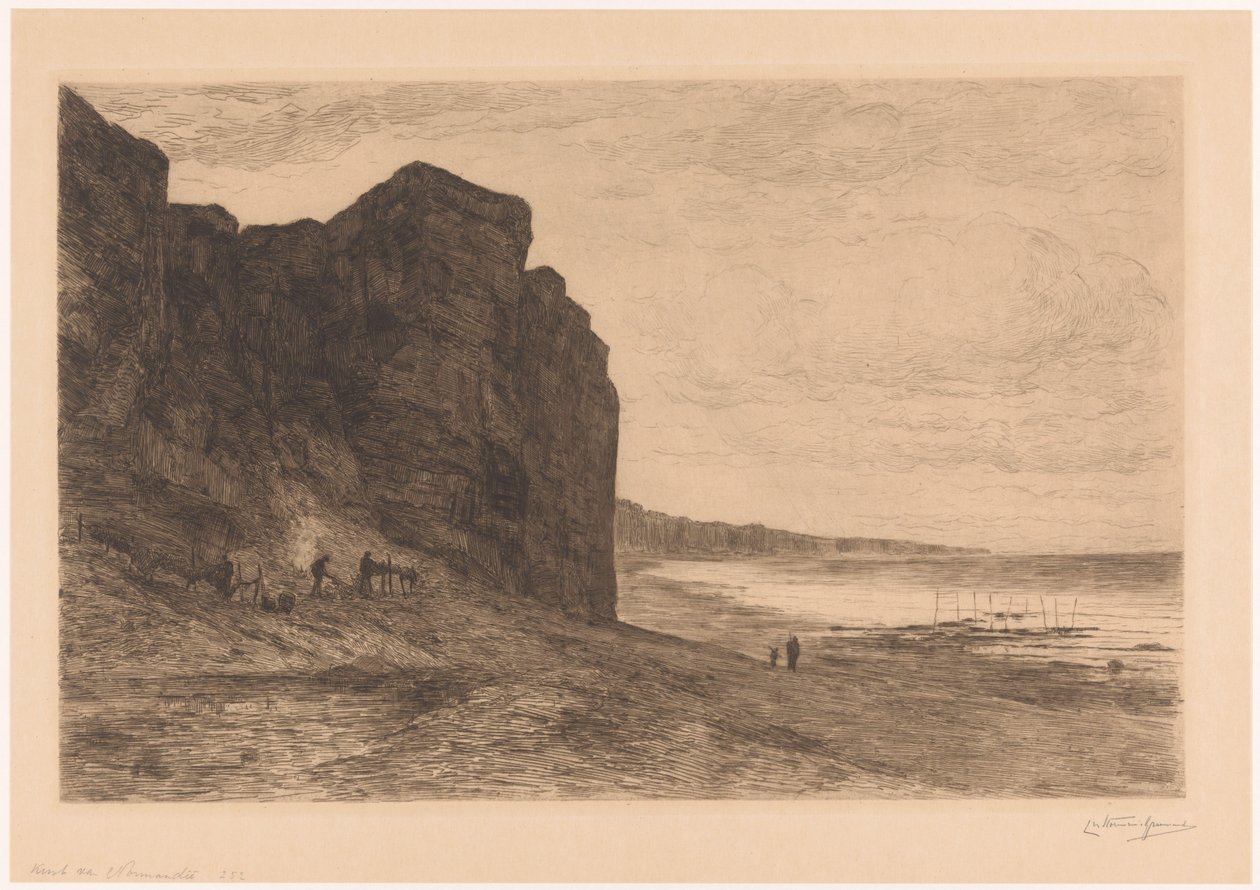Rotskust bij Veules
Penhascos perto de Veules, costa da Normandia (título original) de Carel Nicolaas Storm van 