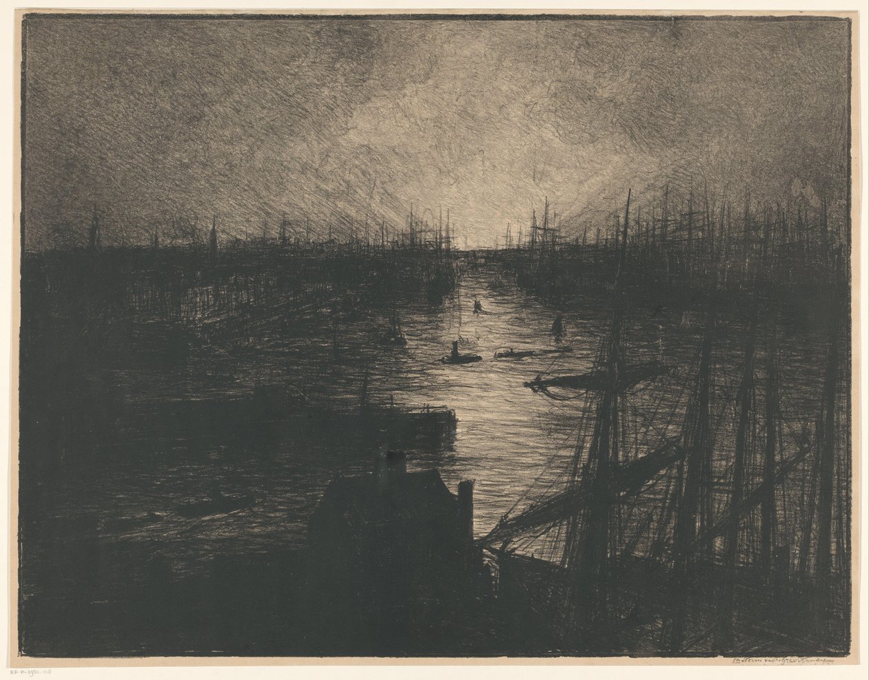 Porto de Hamburgo de Carel Nicolaas Storm van 