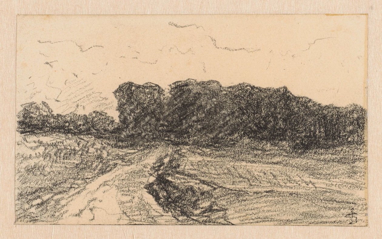 Linden-allee, estrada para Bresserberg em Kleve de Carel Nicolaas Storm van 