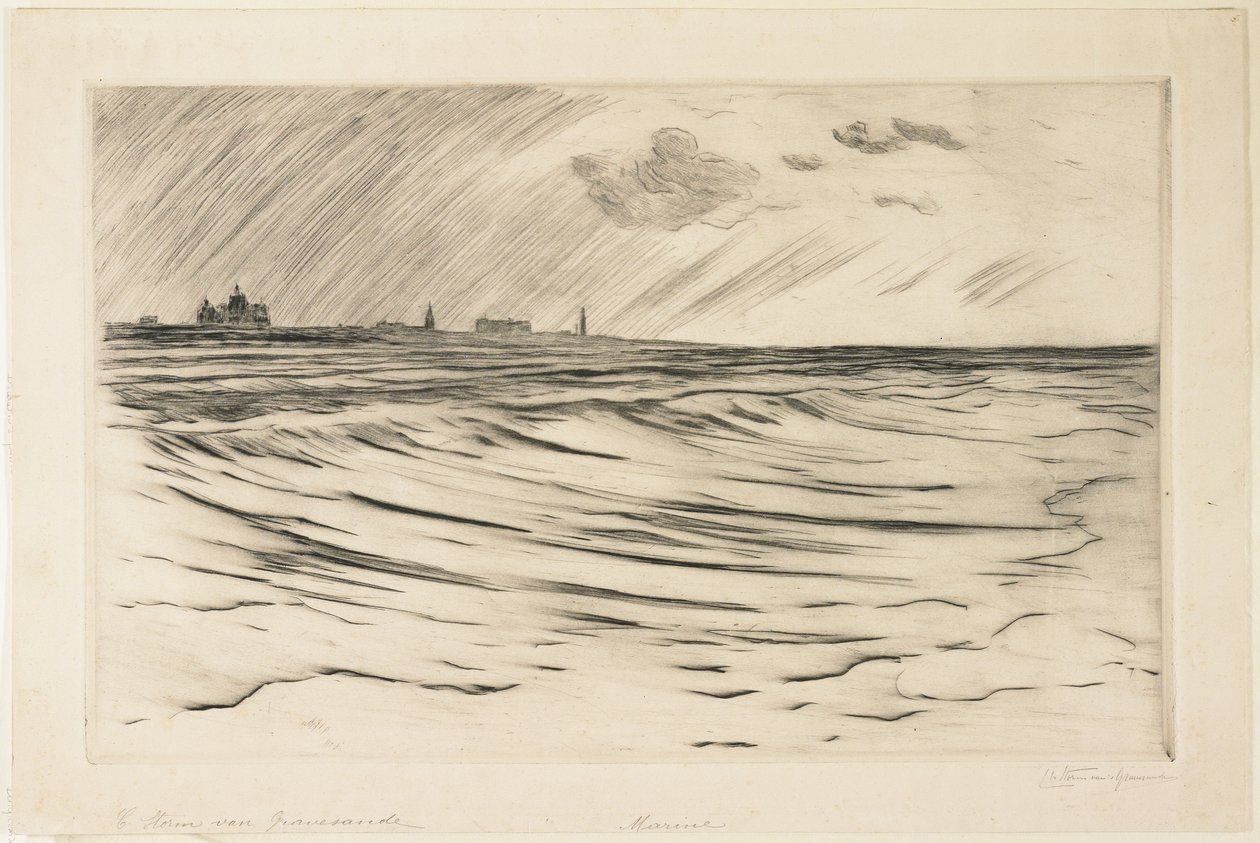 Marine-Surf de Carel Nicolaas Storm van 