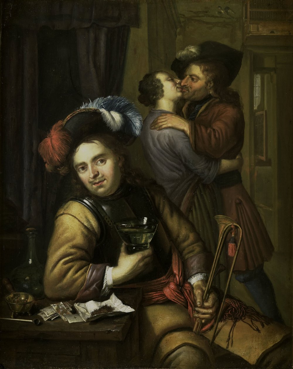 Cena do Soldado de Carel de Moor (II) (attributed to)