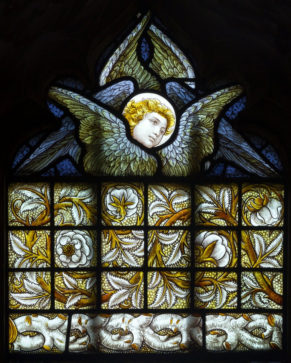 Anjo e Folhagem, 1884 de Carl Almquist