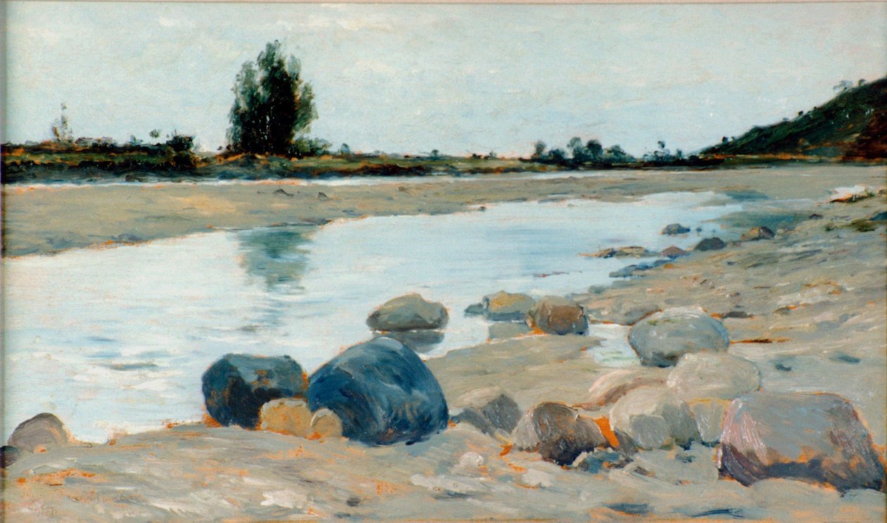 Paisagem do rio de Carl Arp