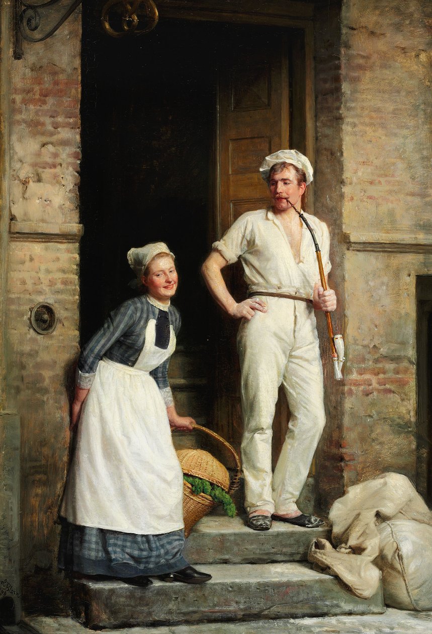 Um padeiro que esfria de Carl Heinrich Bloch