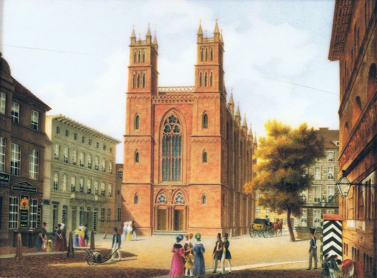 Igreja de Friedrichswerder em Berlim de Carl Daniel Freydanck