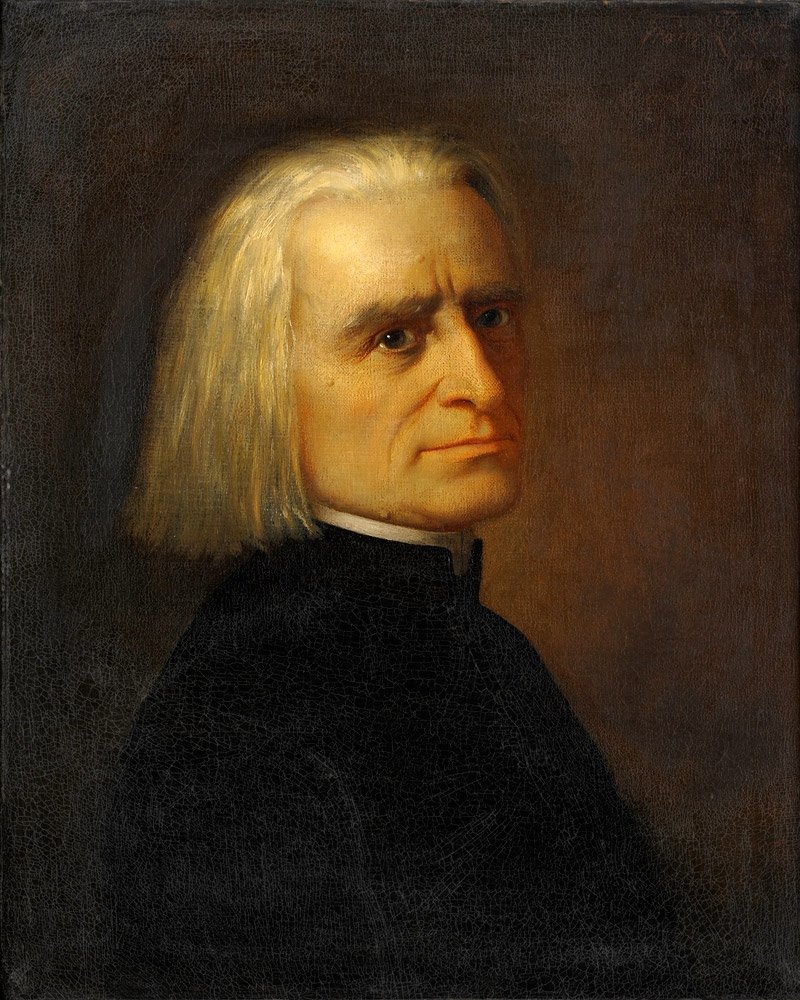 Retrato de Franz Liszt 1811-1886 de Carl Ehrenberg