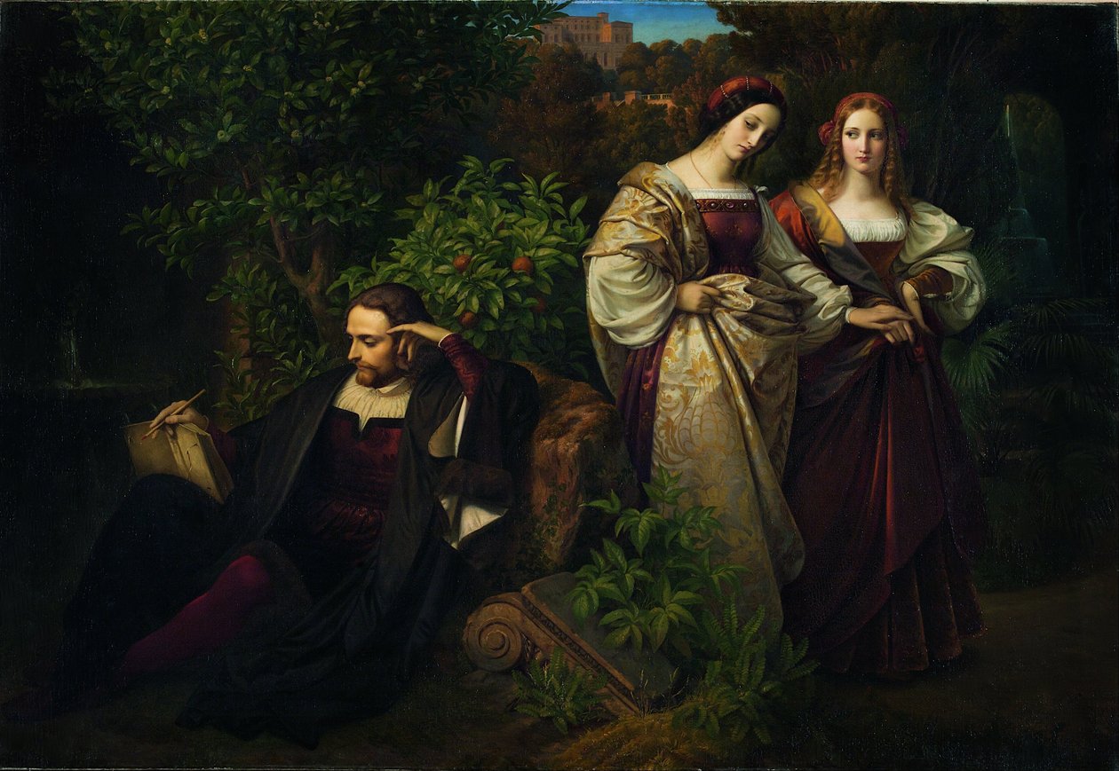 Torquato Tasso e os dois Leonores de Carl Ferdinand Sohn