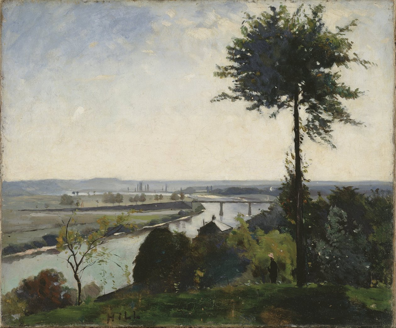A Árvore e o Rio III (O Sena em Bois-le-Roi) de Carl Fredrik Hill