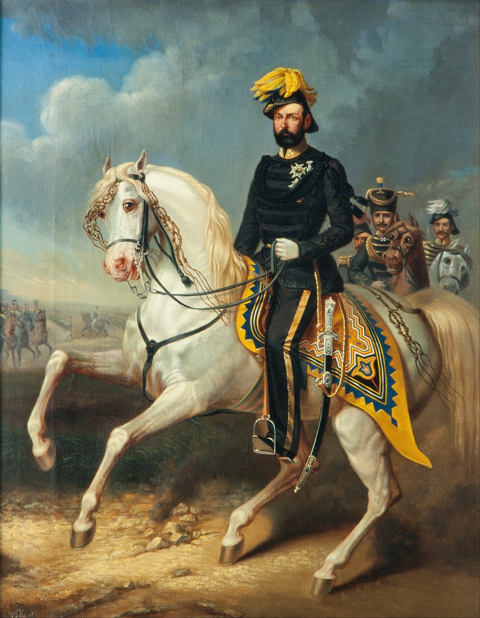 Karl XV, rei da Suécia e Noruega 1860-1872 de Carl Fredrik Kiörboe