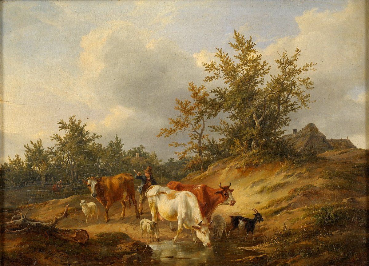 Expulsão do rebanho de Carl Friedrich Schulz